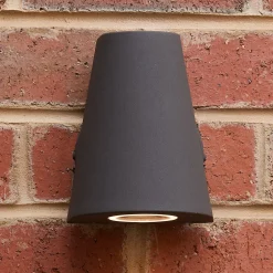Tapered Top Outdoor Wall Sconce