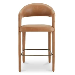 Tati Leather Bar Stool