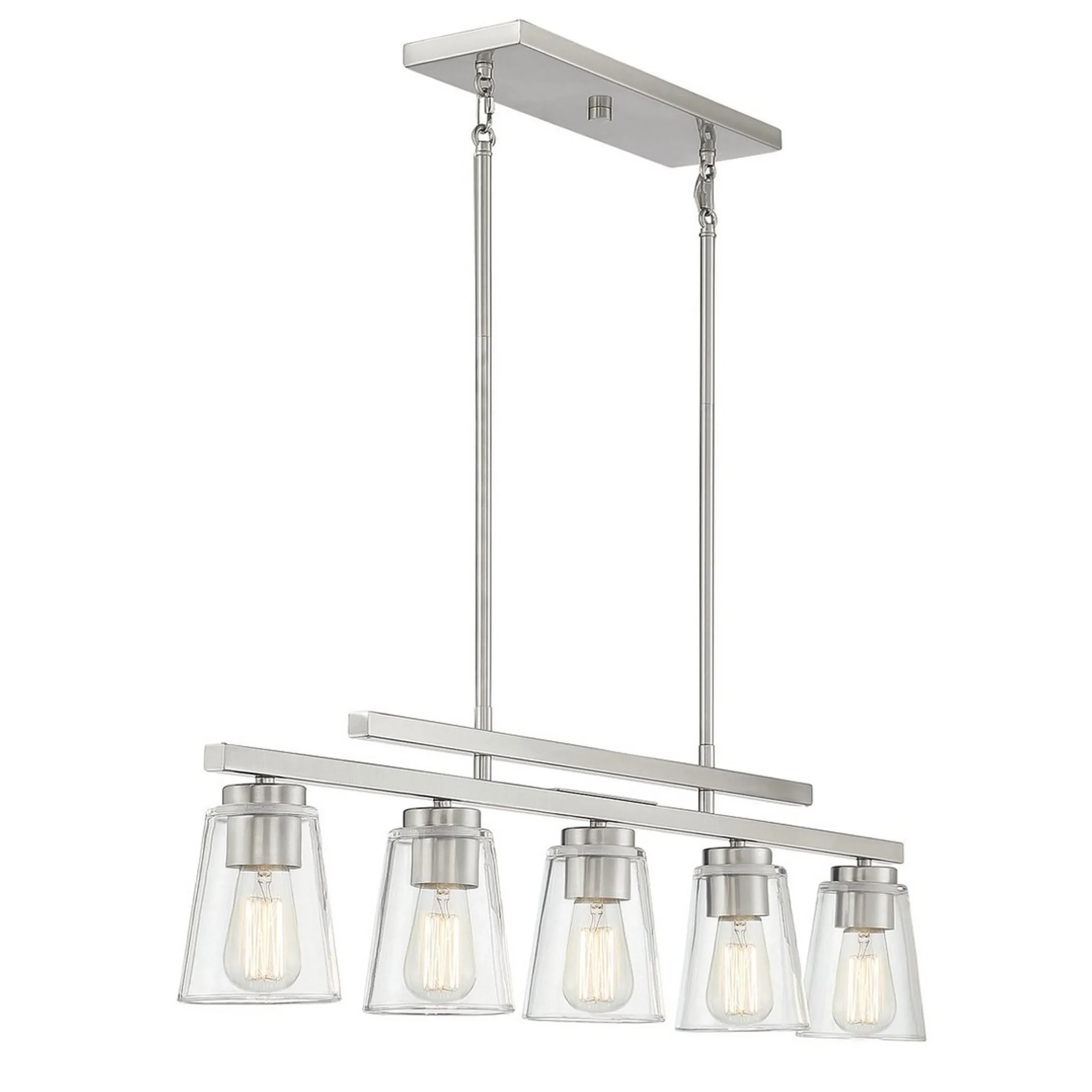 T Bar Taper Island Chandelier