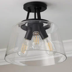 T Bar Taper Semi-Flush Ceiling Light