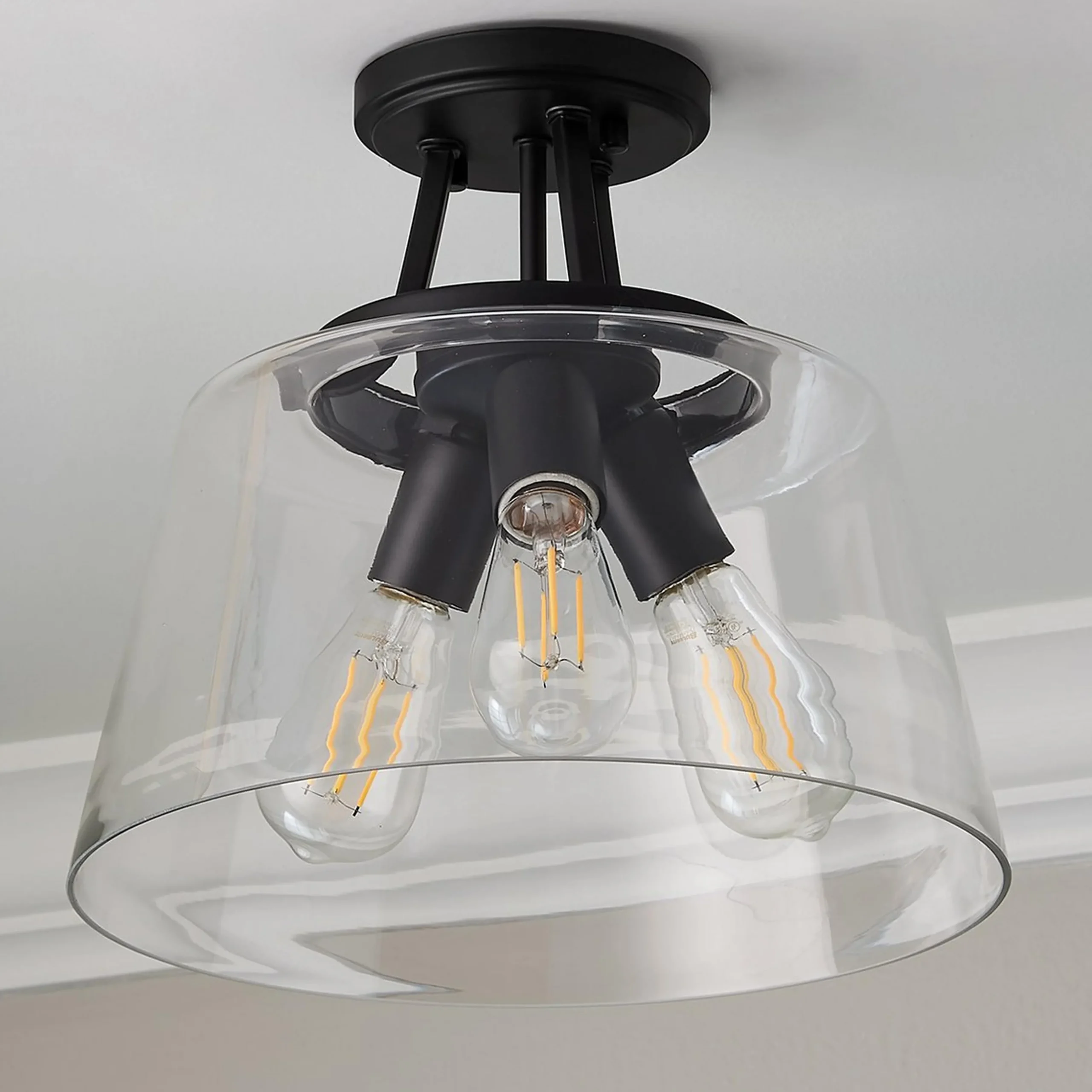 T Bar Taper Semi-Flush Ceiling Light