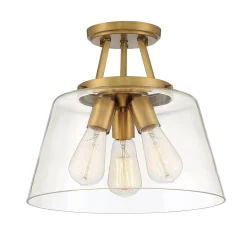 T Bar Taper Semi-Flush Ceiling Light