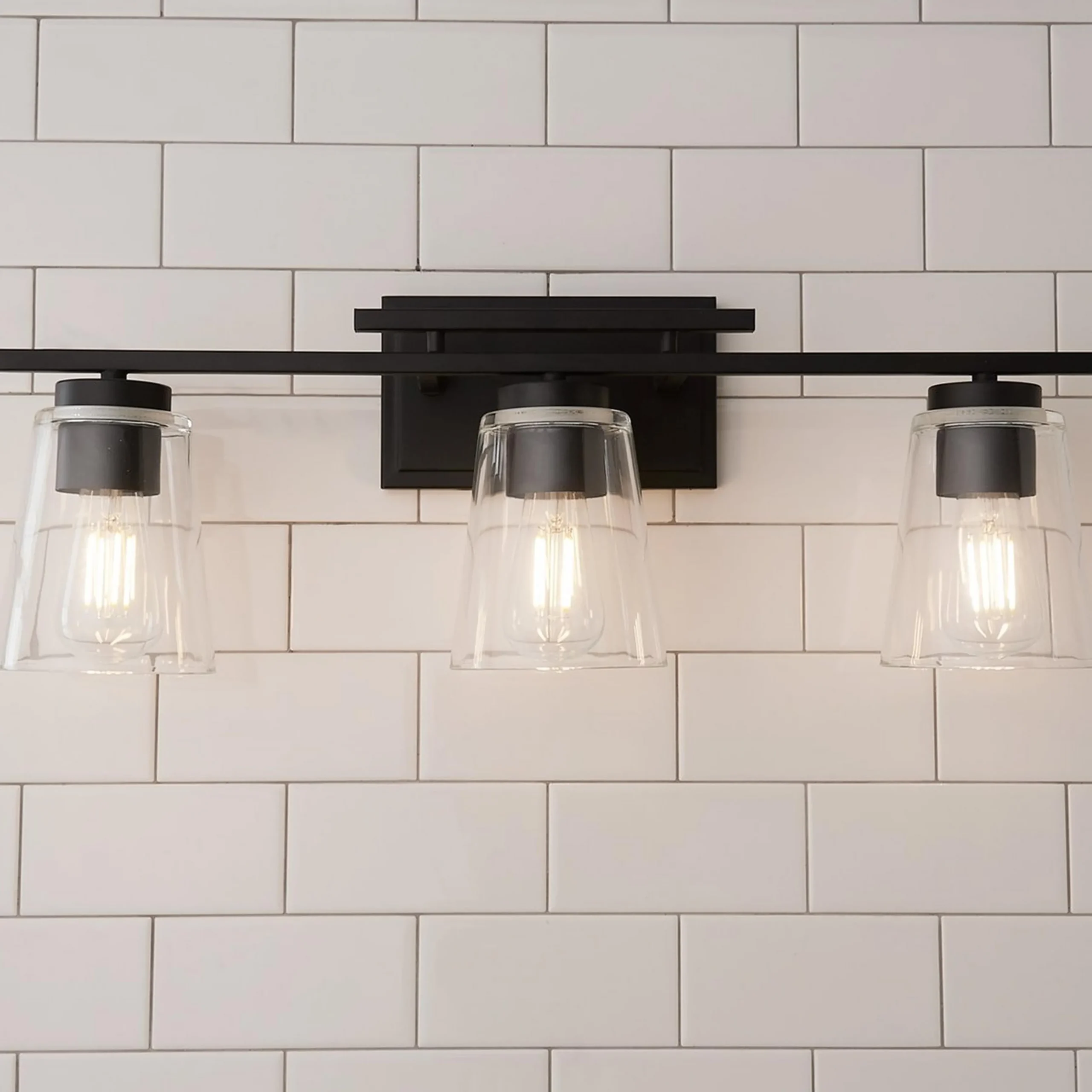 T Bar Taper Vanity Light - 3 Light