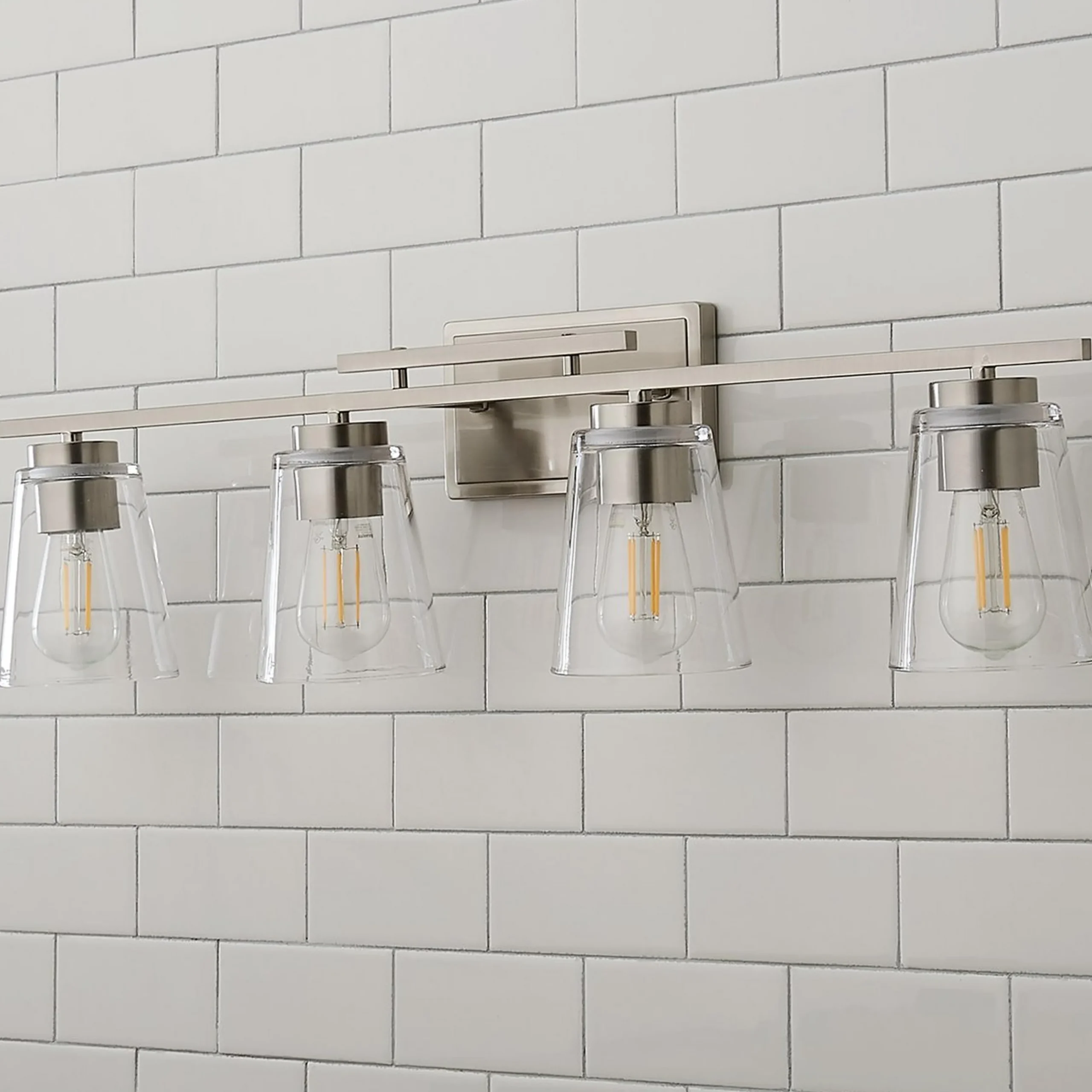 T Bar Taper Vanity Light - 4 Light