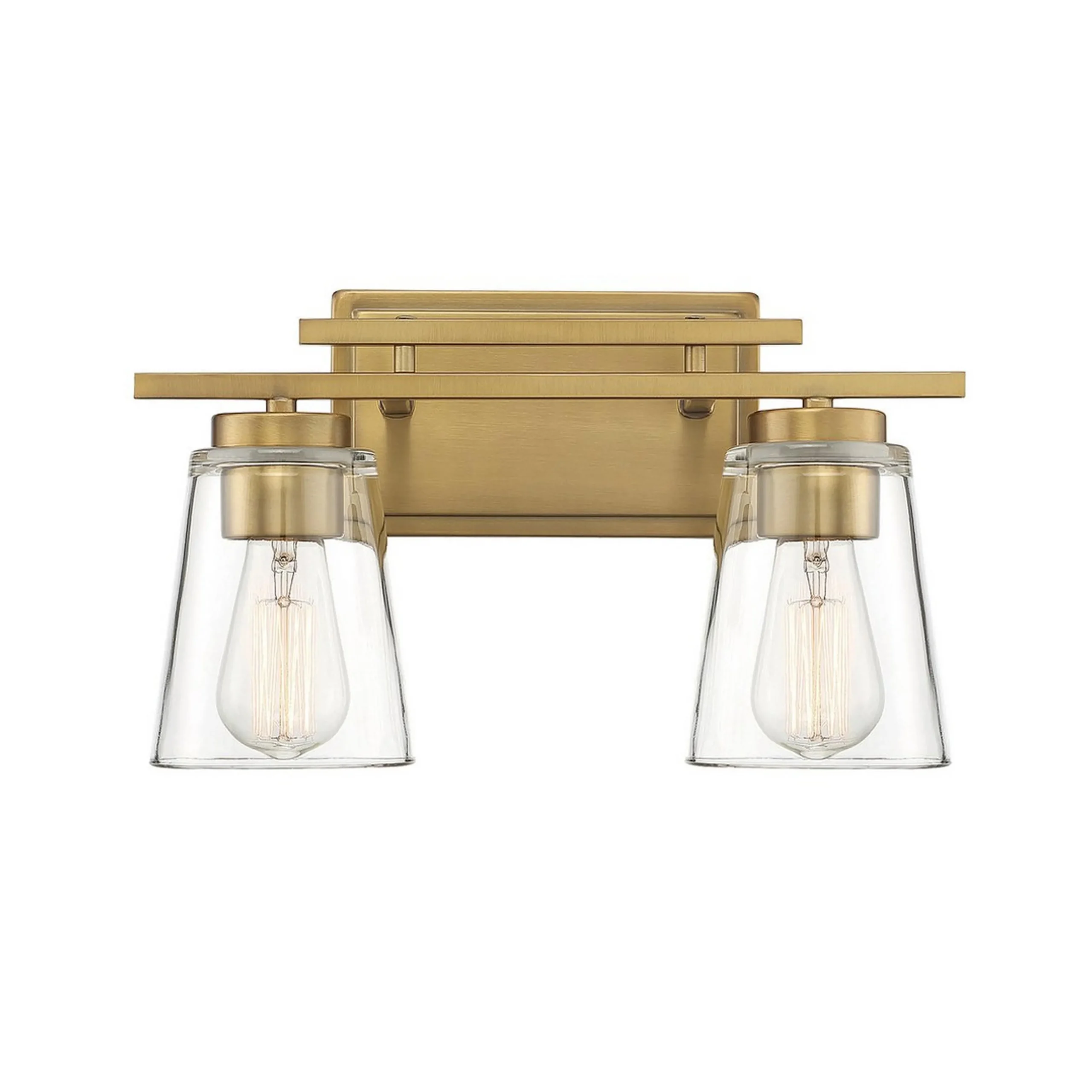 T Bar Taper Vanity Light - 2 Light