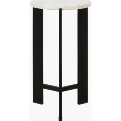 Thiago End Table - Marble