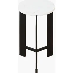 Thiago End Table - Marble