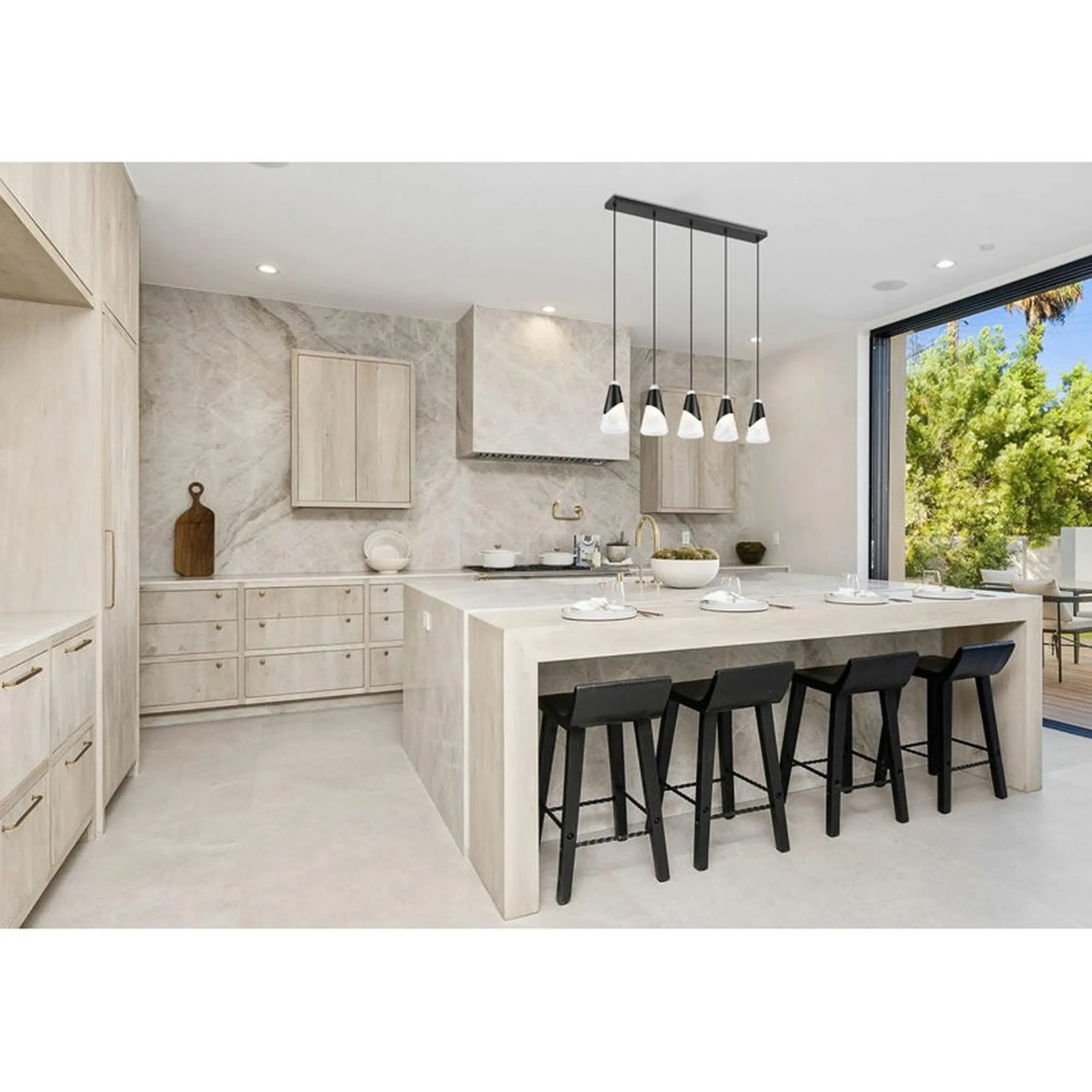 Thrace Linear Island Chandelier