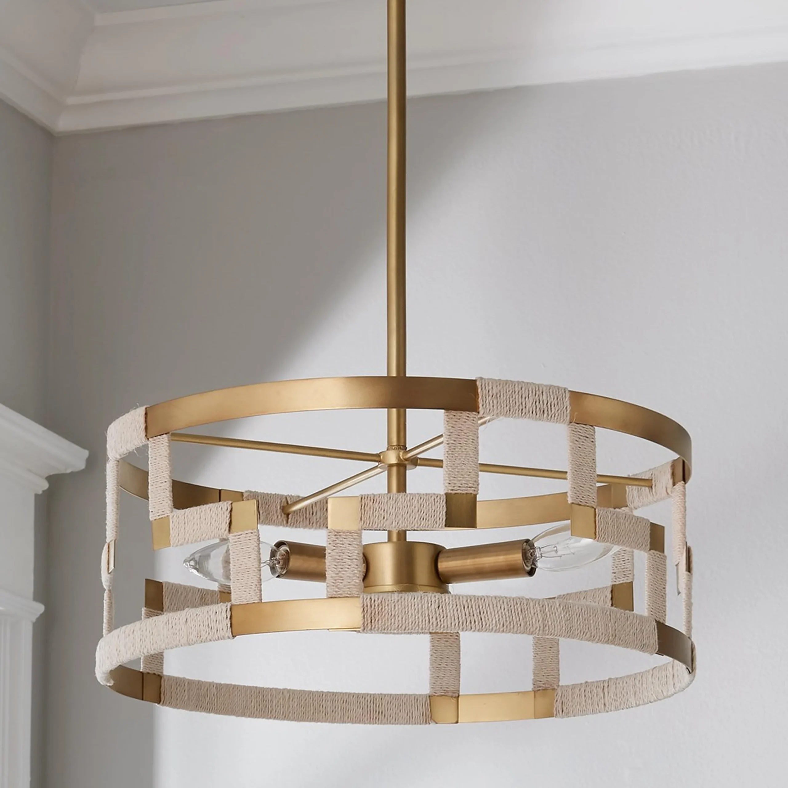 Threaded Grid Convertible Ceiling Light