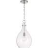 Tierni Pendant - Seeded Glass