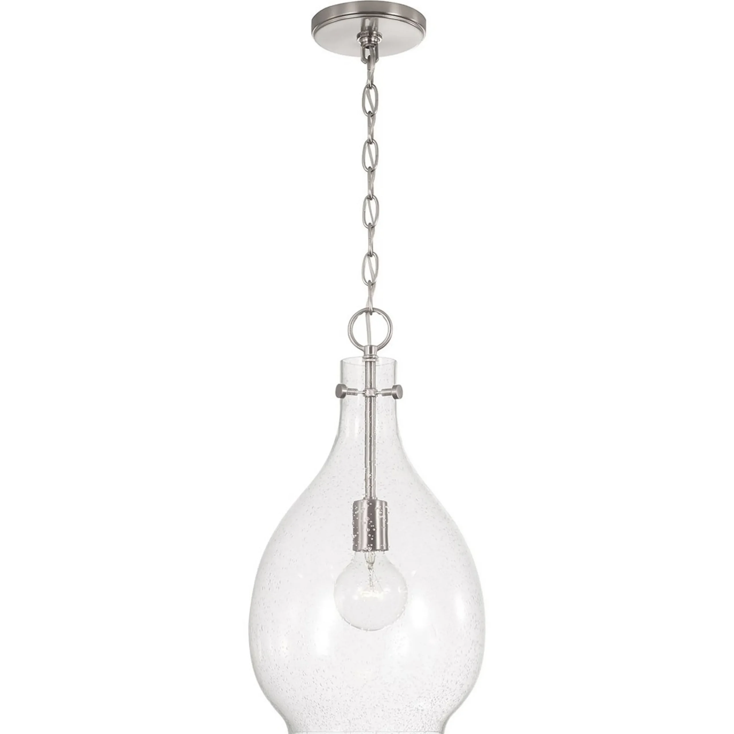 Tierni Pendant - Seeded Glass
