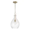 Tierni Pendant - Seeded Glass