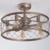 22" Trellis Cage Ceiling Fandelier