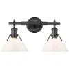 Truncated Cone Shade Vanity Light - 2 light