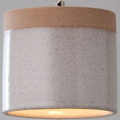 Two-Toned Ceramic Pendant