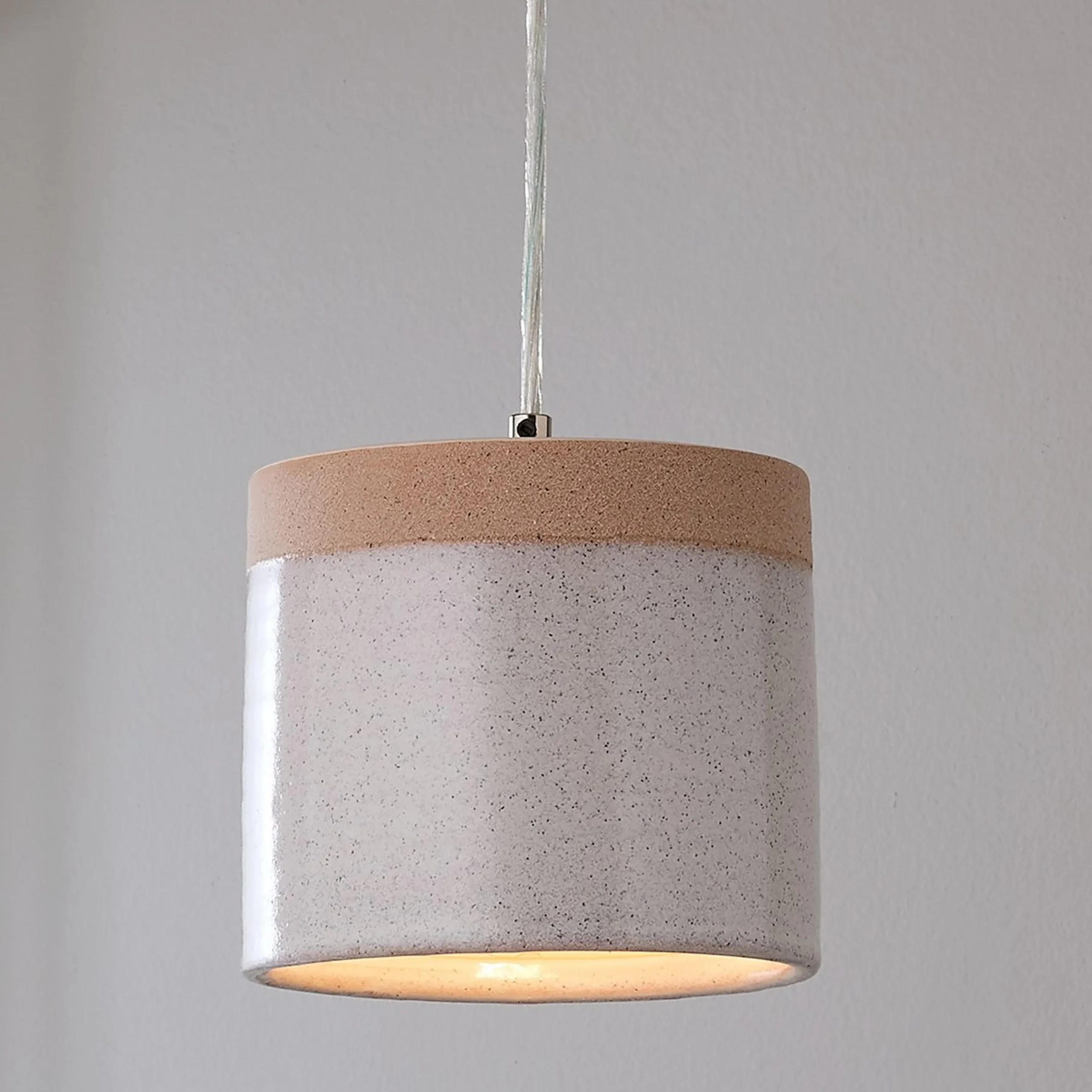 Two-Toned Ceramic Pendant