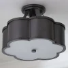 Urban Floral Semi-Flush Ceiling Light - 2 Light