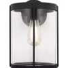 Vincent Clear Glass Outdoor Sconce - Medium