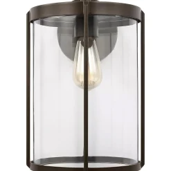 Vincent Clear Glass Outdoor Sconce - Large