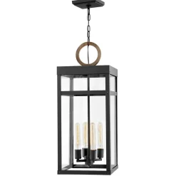 Vintage Suspended Pane Outdoor Lantern