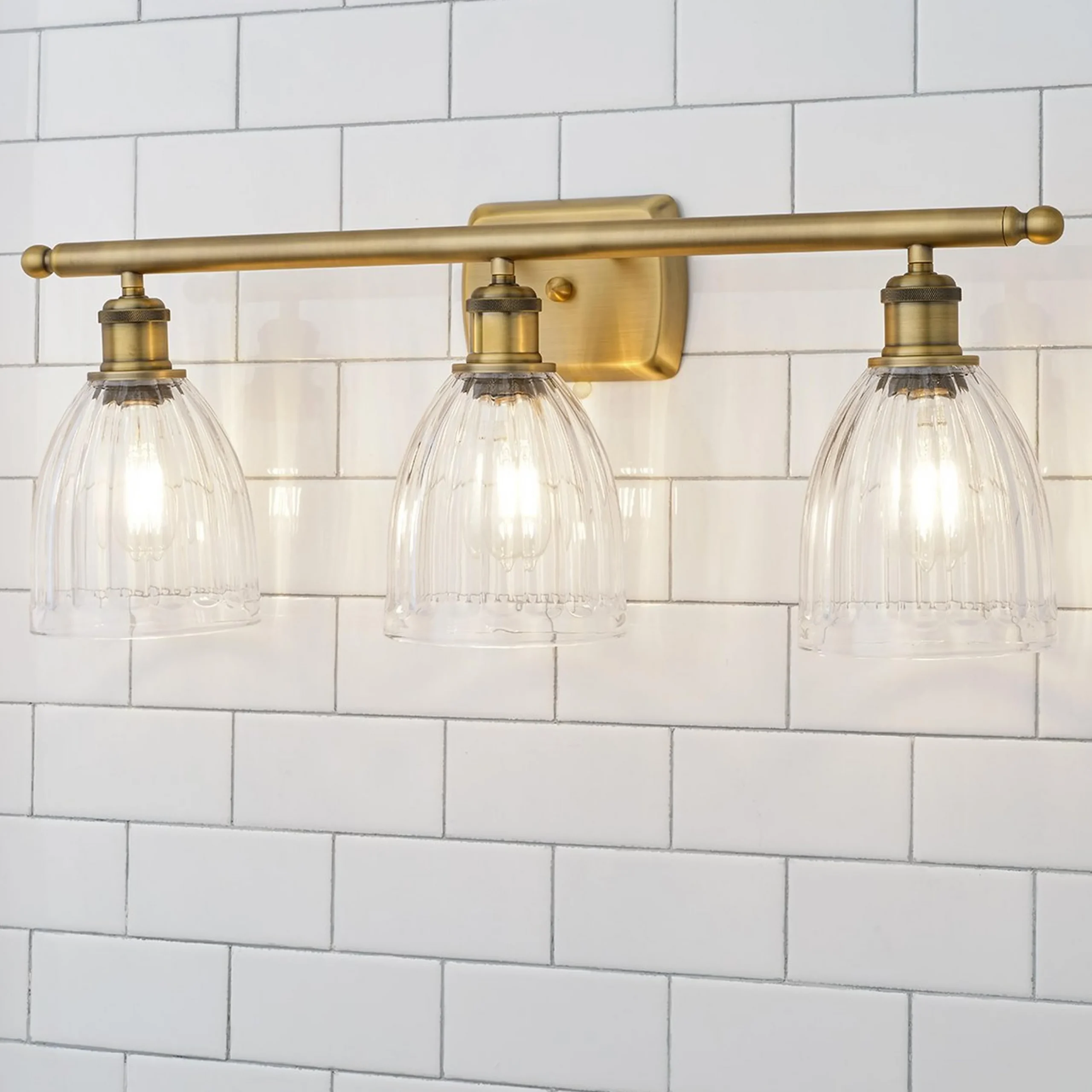 Vintage Update Vanity Light - 3 Light