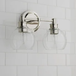 Volta Glass Vanity Light - 2 Light