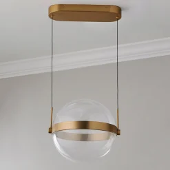 Wardell Shimmering LED Globe Pendant