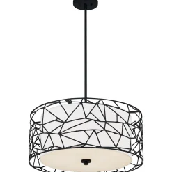 Webbed Cage Drum Pendant