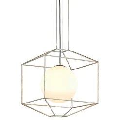 Wire Frame Prism Pendant - Square