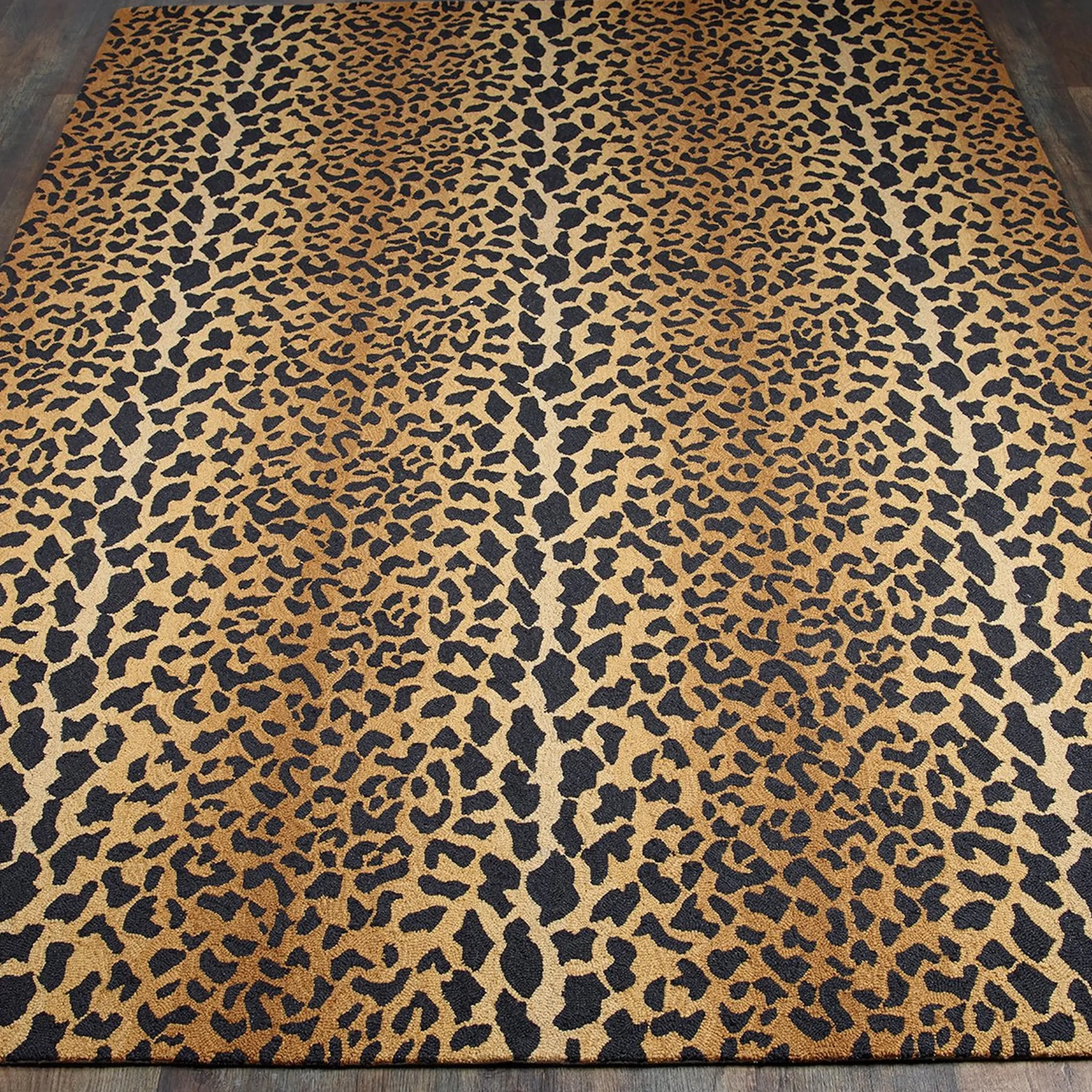 Wool Leopard Rug