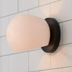 Xaviero Glass Bath Sconce - Opal