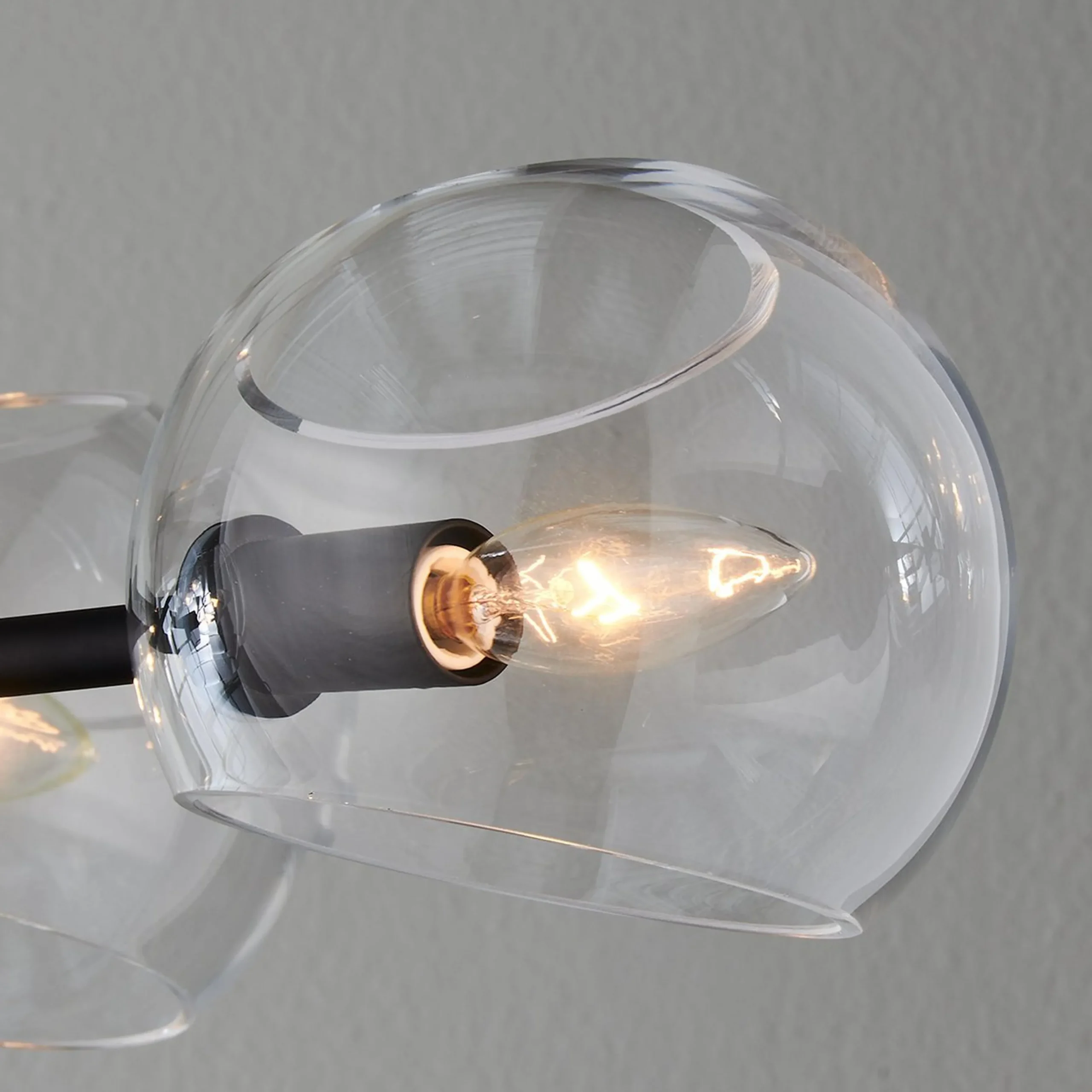 Xaviero Glass Island Chandelier - Clear