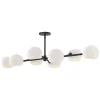 Xaviero Glass Island Chandelier - Opal