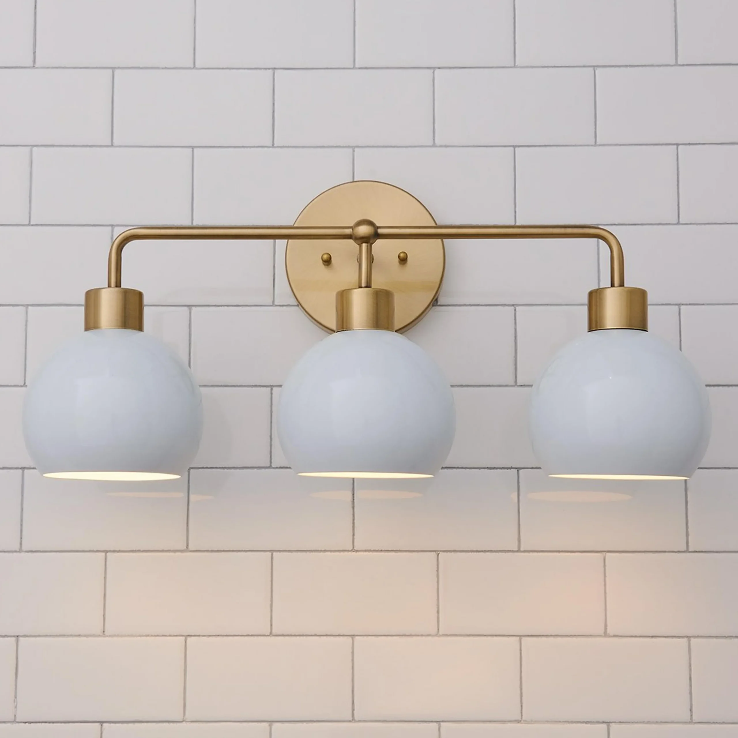 Young House Love Bubble Vanity Light - 3 Light