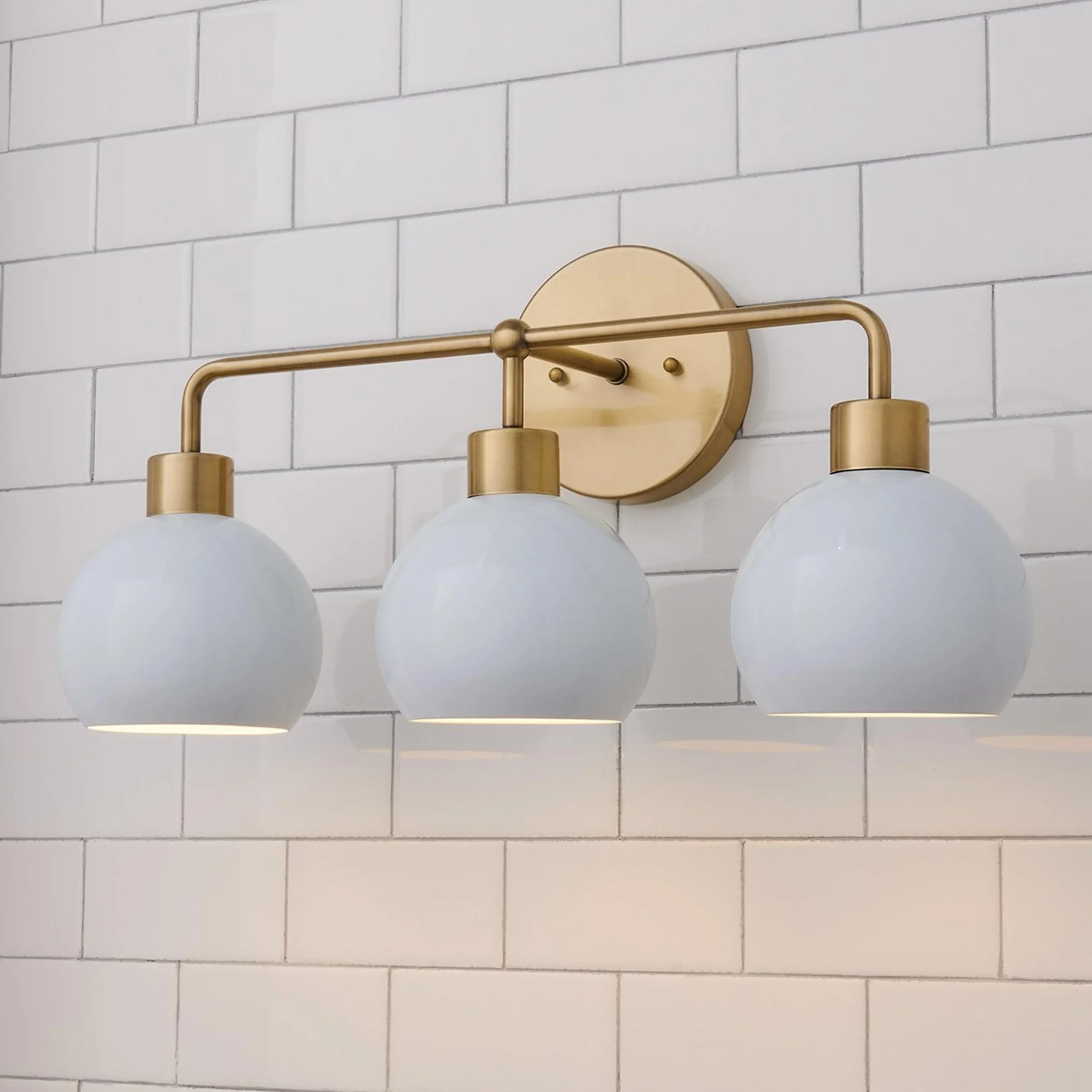 Young House Love Bubble Vanity Light - 3 Light