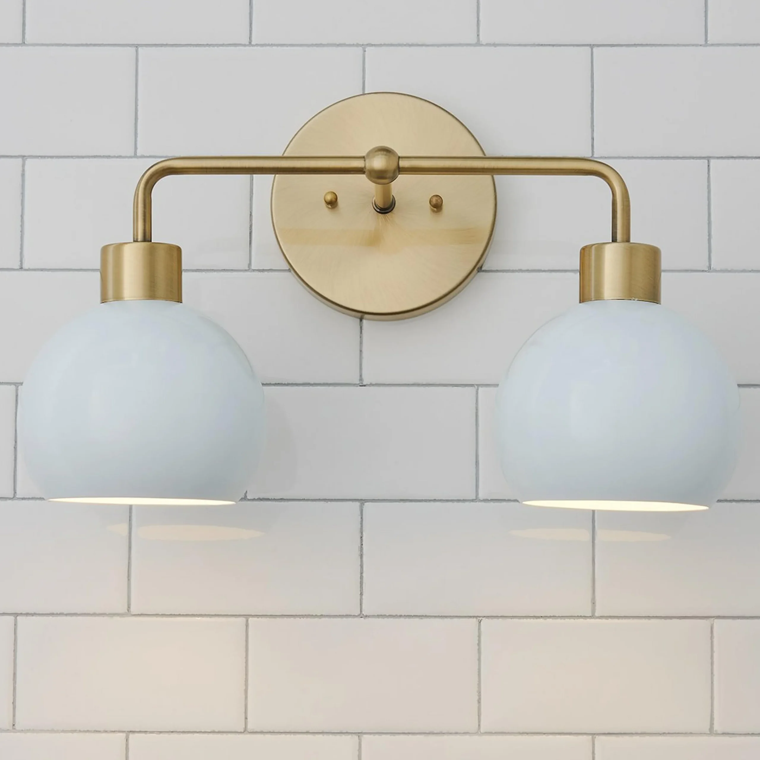 Young House Love Bubble Vanity Light - 2 Light