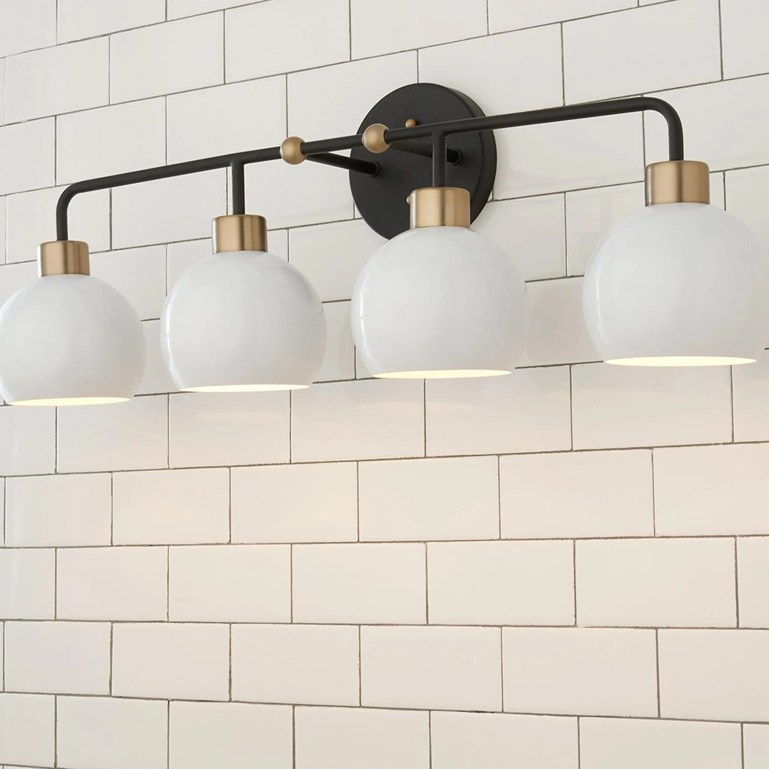 Young House Love Bubble Vanity Light - 4 Light