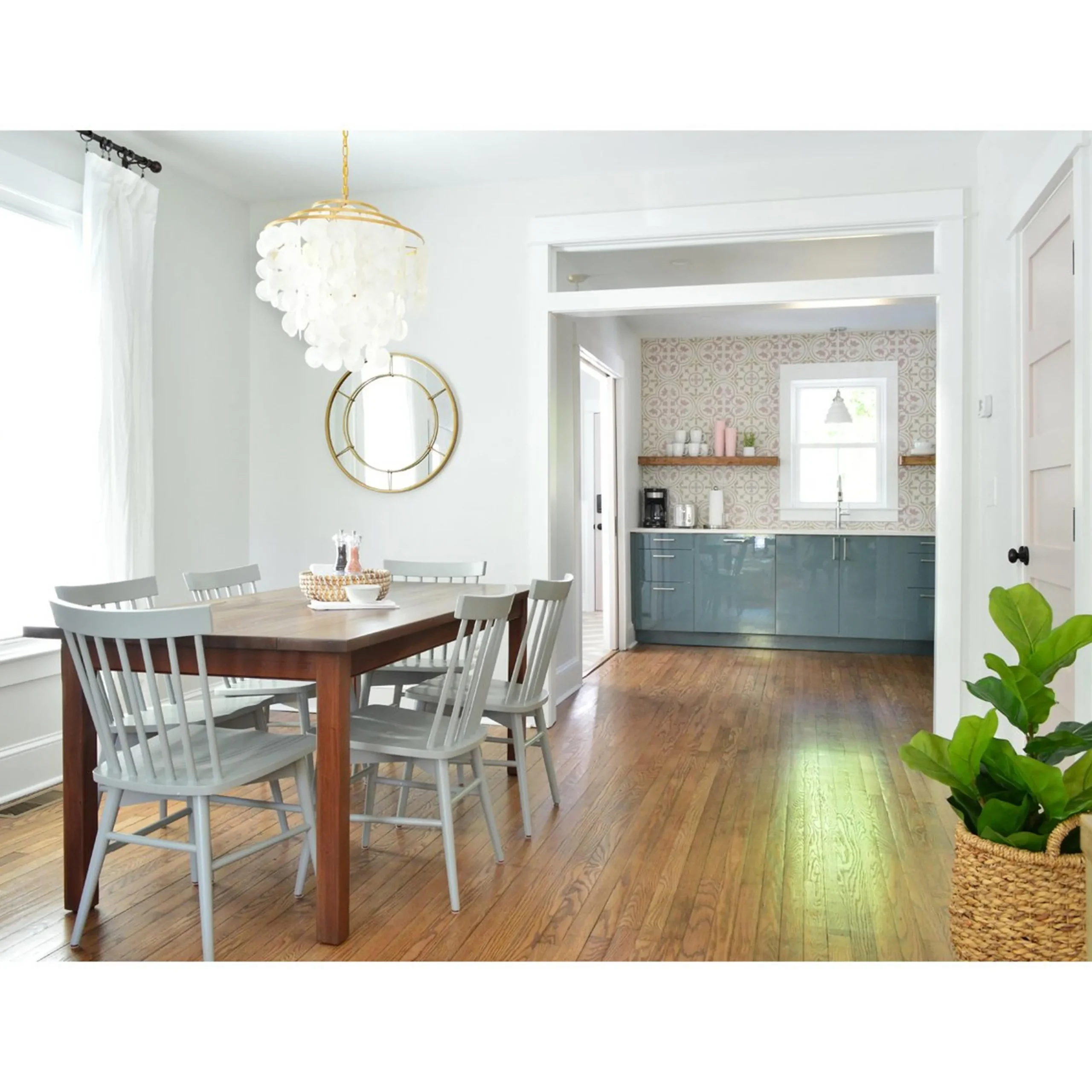 Young House Love Cascade Capiz Chandelier