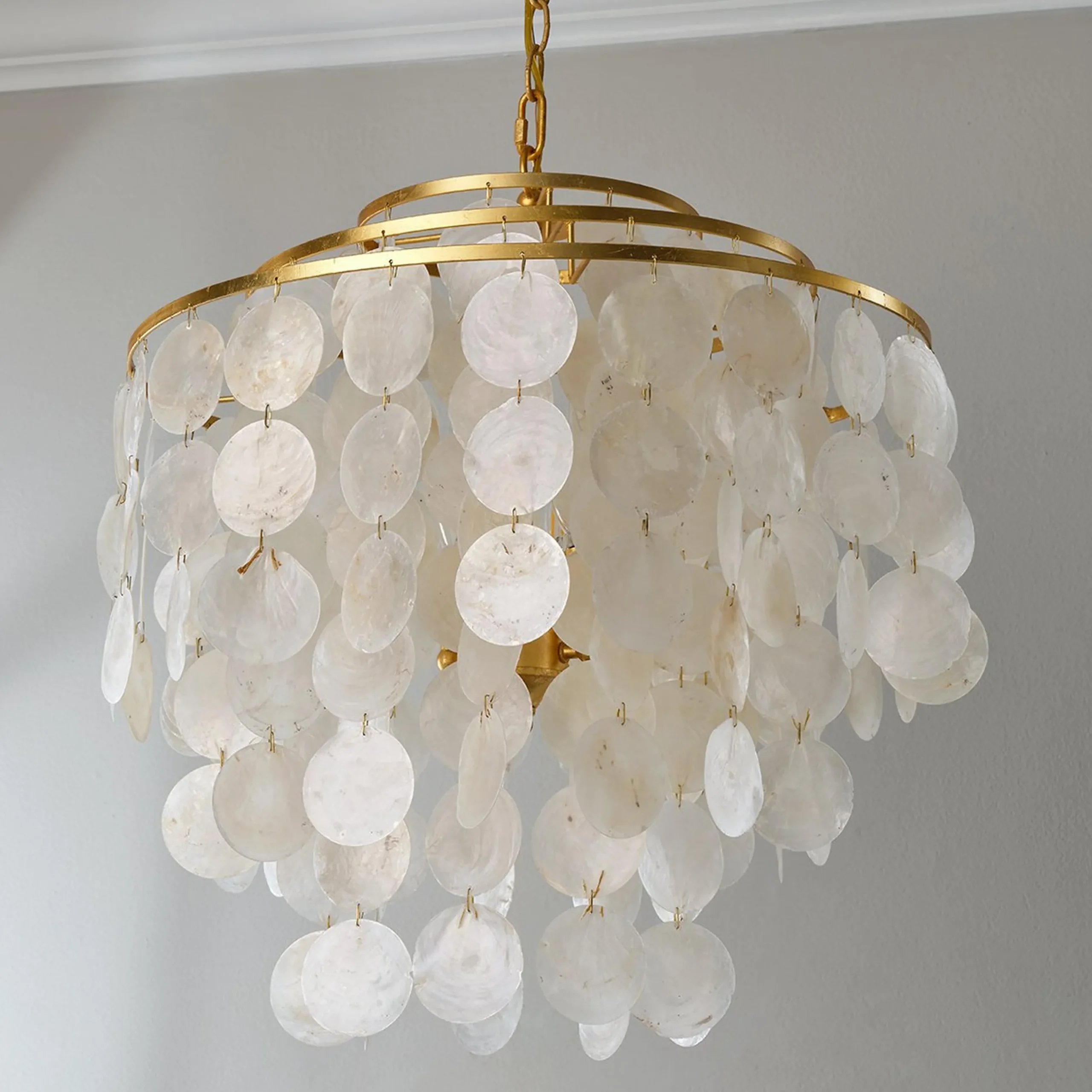 Young House Love Cascade Capiz Chandelier