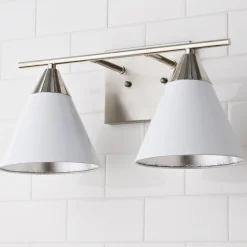 Young House Love Clad Cone Vanity Light - 2 Light