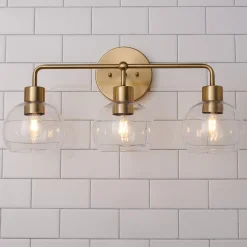 Young House Love Clear Glass Bubble Vanity Light - 3 Light