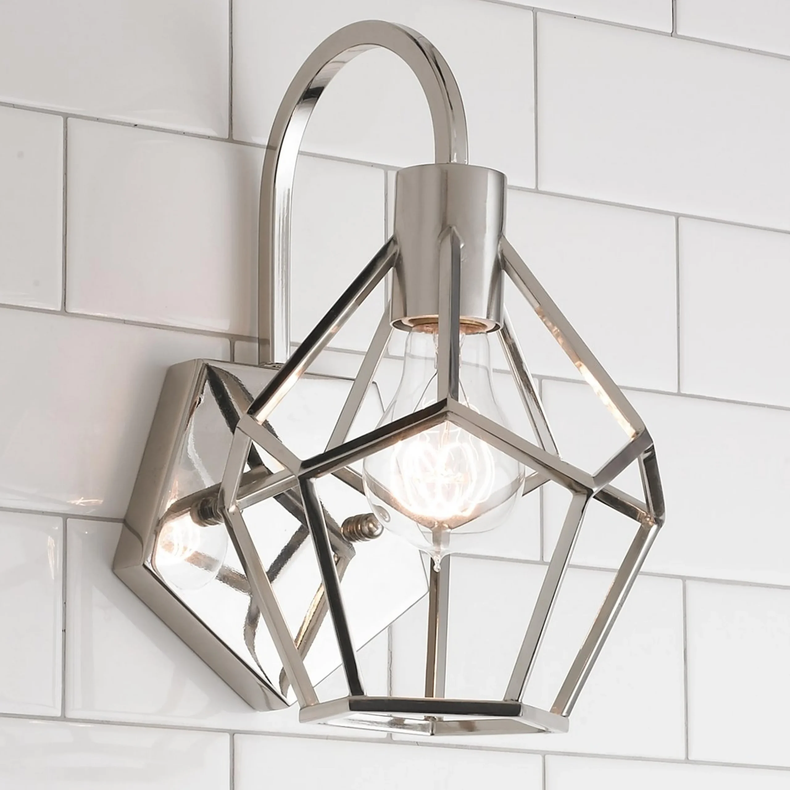 Young House Love Geometric Diamond Sconce