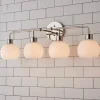 Young House Love Opal Glass Bubble Vanity Light - 4 Light