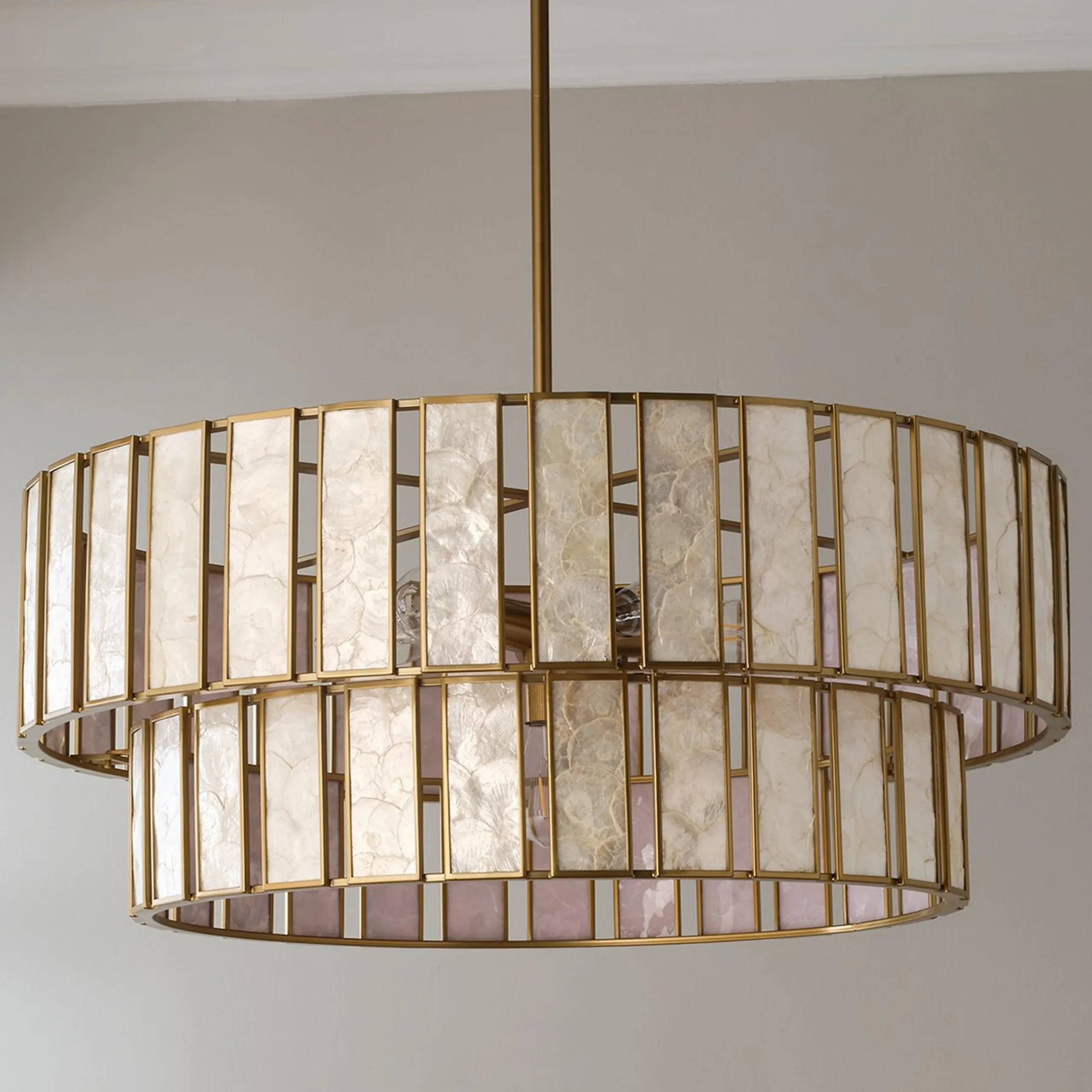 Zoetrope Tiered Chandelier - 6 Light